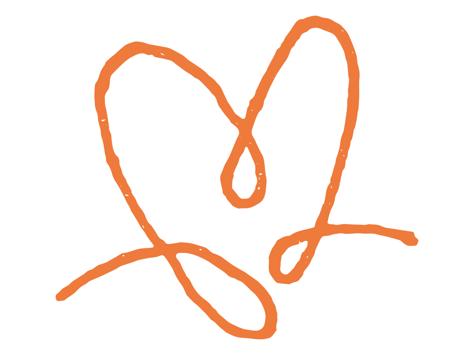 hand drawn heart logo