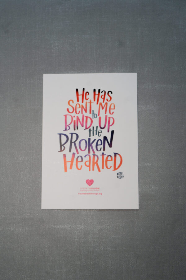 Poster - Bind Up The Broken Hearted A4 Print