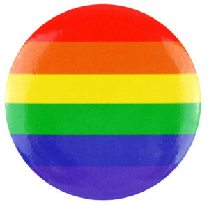 Rainbow Pride Pin Badge - LGBT Lesbian Gay Diversity LGBTQIA+