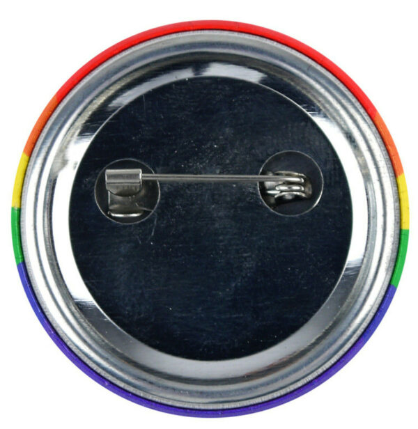 Rainbow Pride Pin Badge - LGBT Lesbian Gay Diversity LGBTQIA+