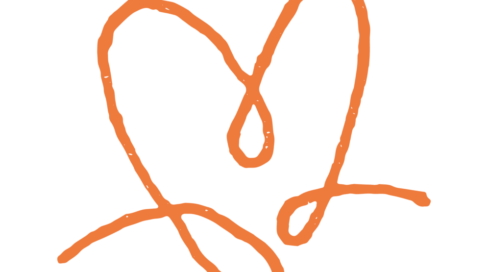 hand drawn heart logo
